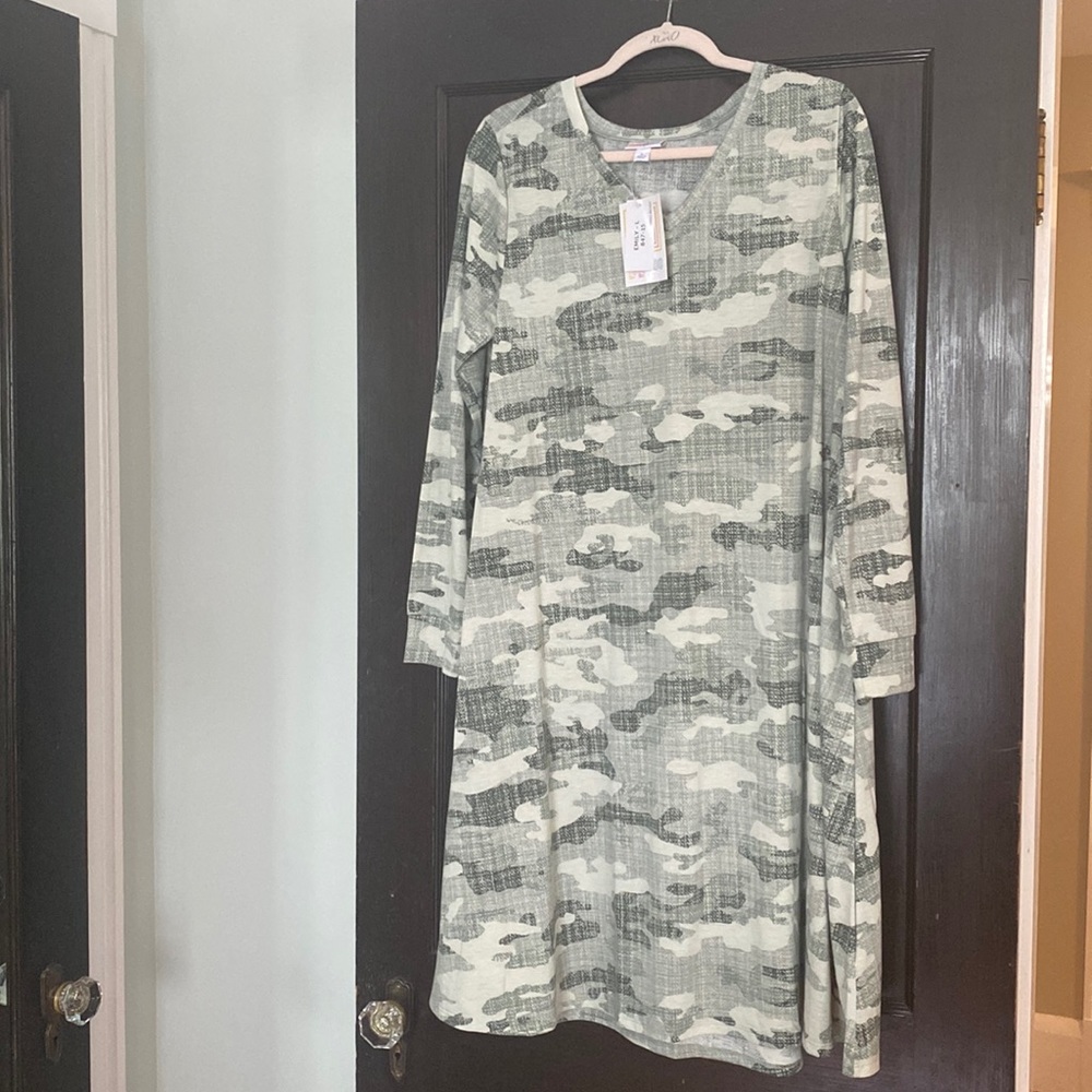 Lularoe camo Emily dress